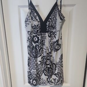 Elegant Black and White Women's Blouse